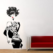  Modern Woman Sticker For Living Room Decoration 