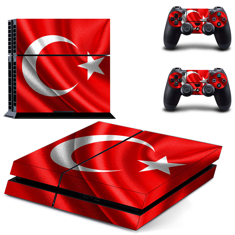 Turkey Flag PS4 Skin Sticker Turkey Flag PS4 Skin Sticker