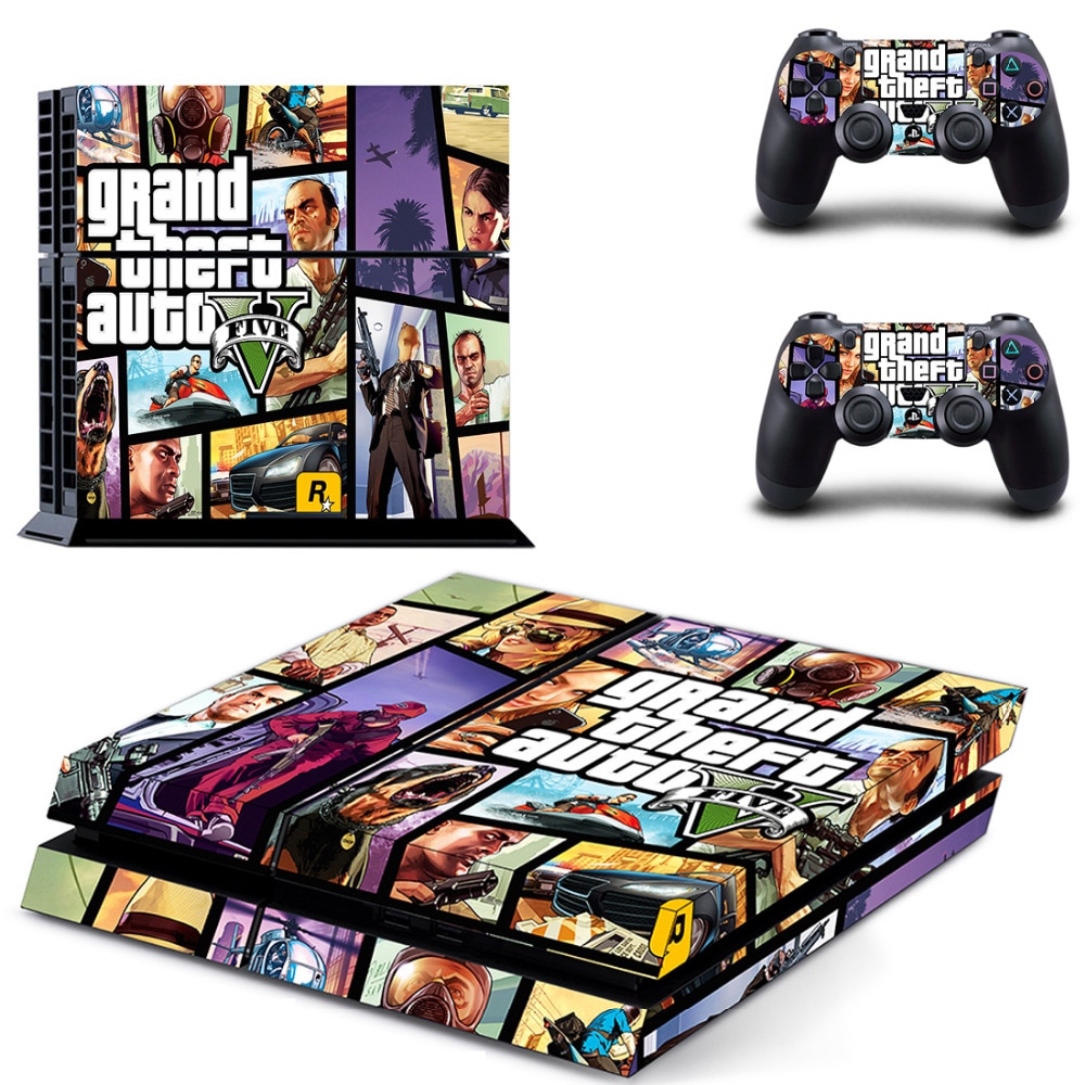 Grand Theft Auto V GTA 5 PS4 Skin Sticker Grand Theft Auto V GTA 5 PS4 Skin Sticker