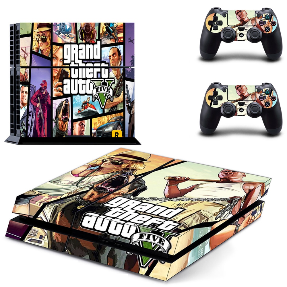 Grand Theft Auto V GTA 5 PS4 Skin Sticker Grand Theft Auto V GTA 5 PS4 Skin Sticker
