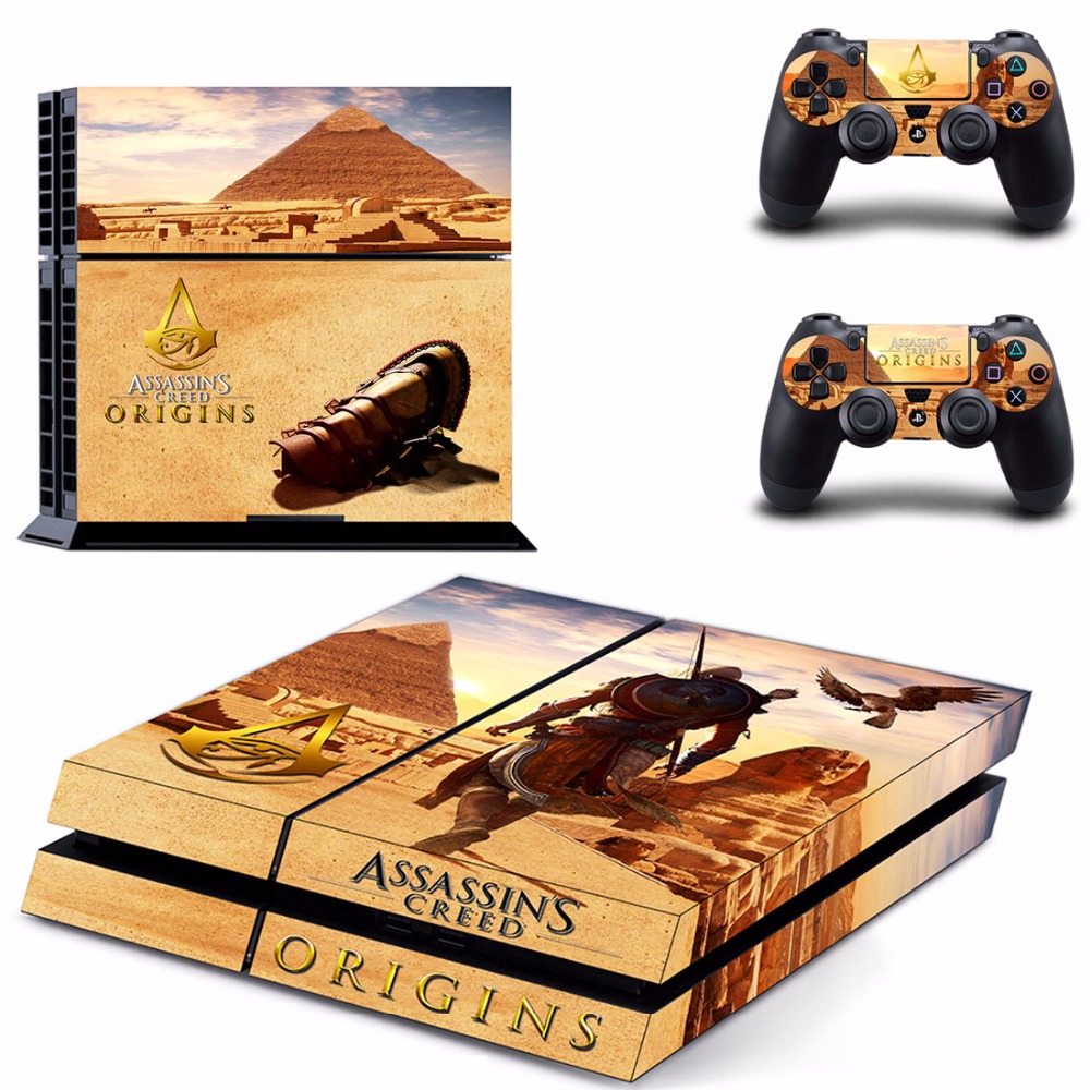 Hot Game Assassins Creed Origins PS4 Skin Sticker Hot Game Assassins Creed Origins PS4 Skin Sticker