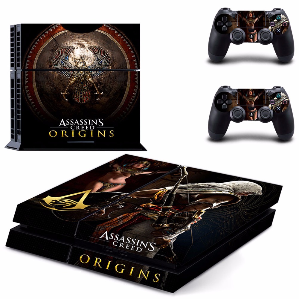 Hot Game Assassins Creed Origins PS4 Skin Sticker Hot Game Assassins Creed Origins PS4 Skin Sticker