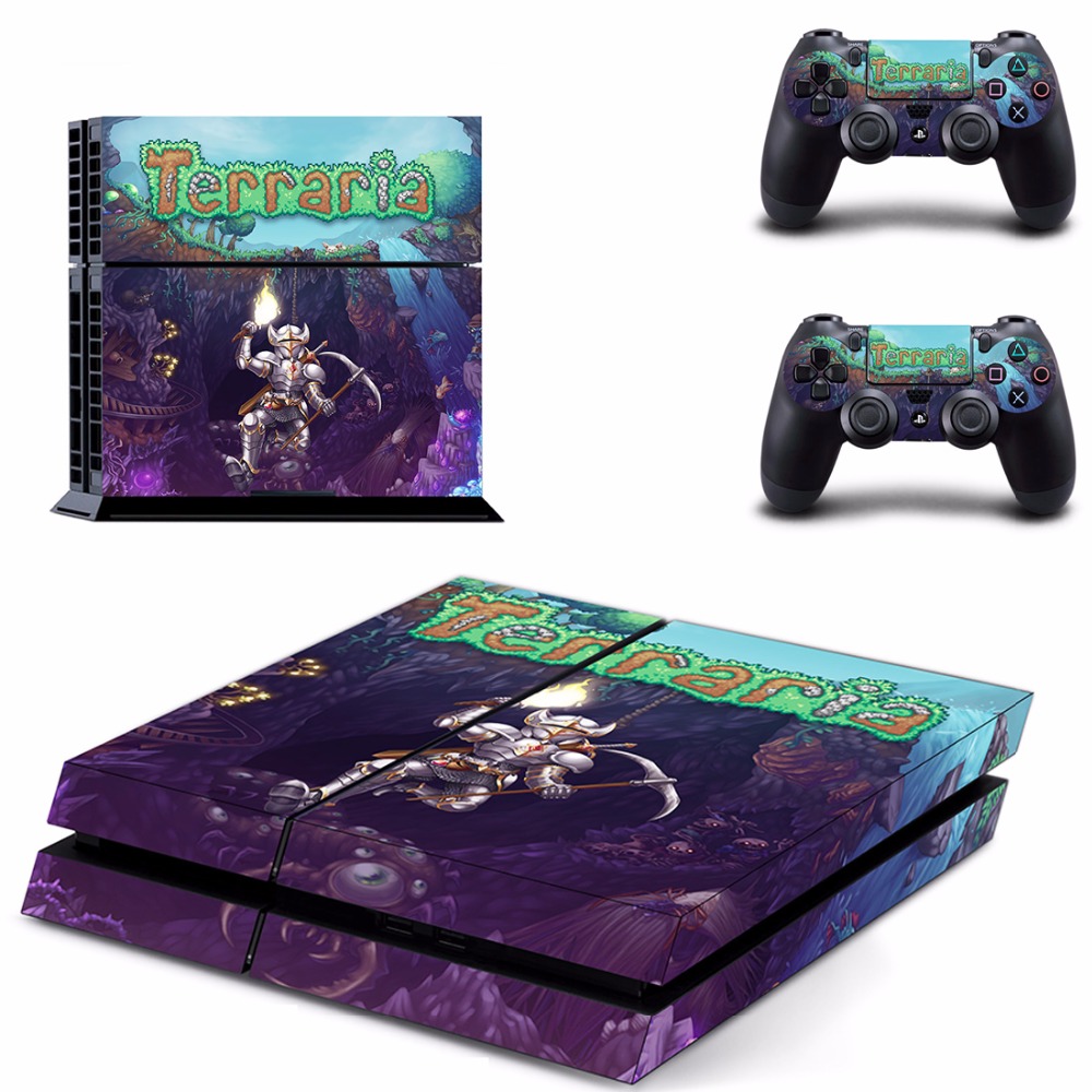 Game Terraria PS4 Skin Sticker Game Terraria PS4 Skin Sticker
