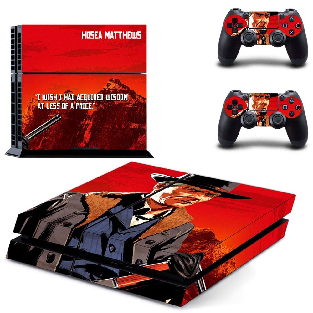 Red Dead Redemption 2 PS4 Skin Sticker Red Dead Redemption 2 PS4 Skin Sticker