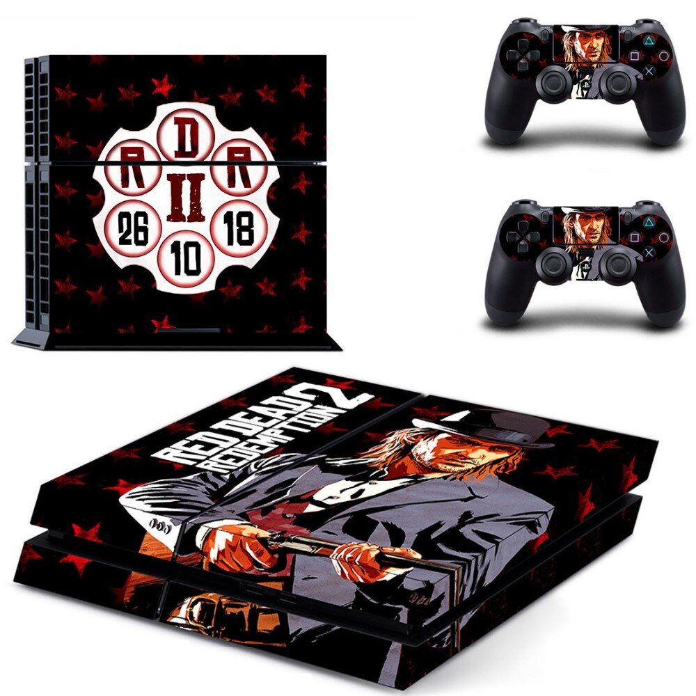 Red Dead Redemption 2 PS4 Skin Sticker Red Dead Redemption 2 PS4 Skin Sticker