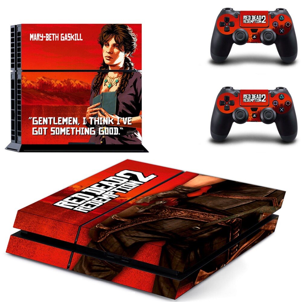 Red Dead Redemption 2 PS4 Skin Sticker Red Dead Redemption 2 PS4 Skin Sticker