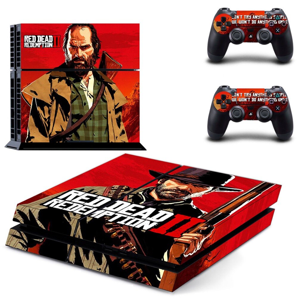 Red Dead Redemption 2 PS4 Skin Sticker Red Dead Redemption 2 PS4 Skin Sticker
