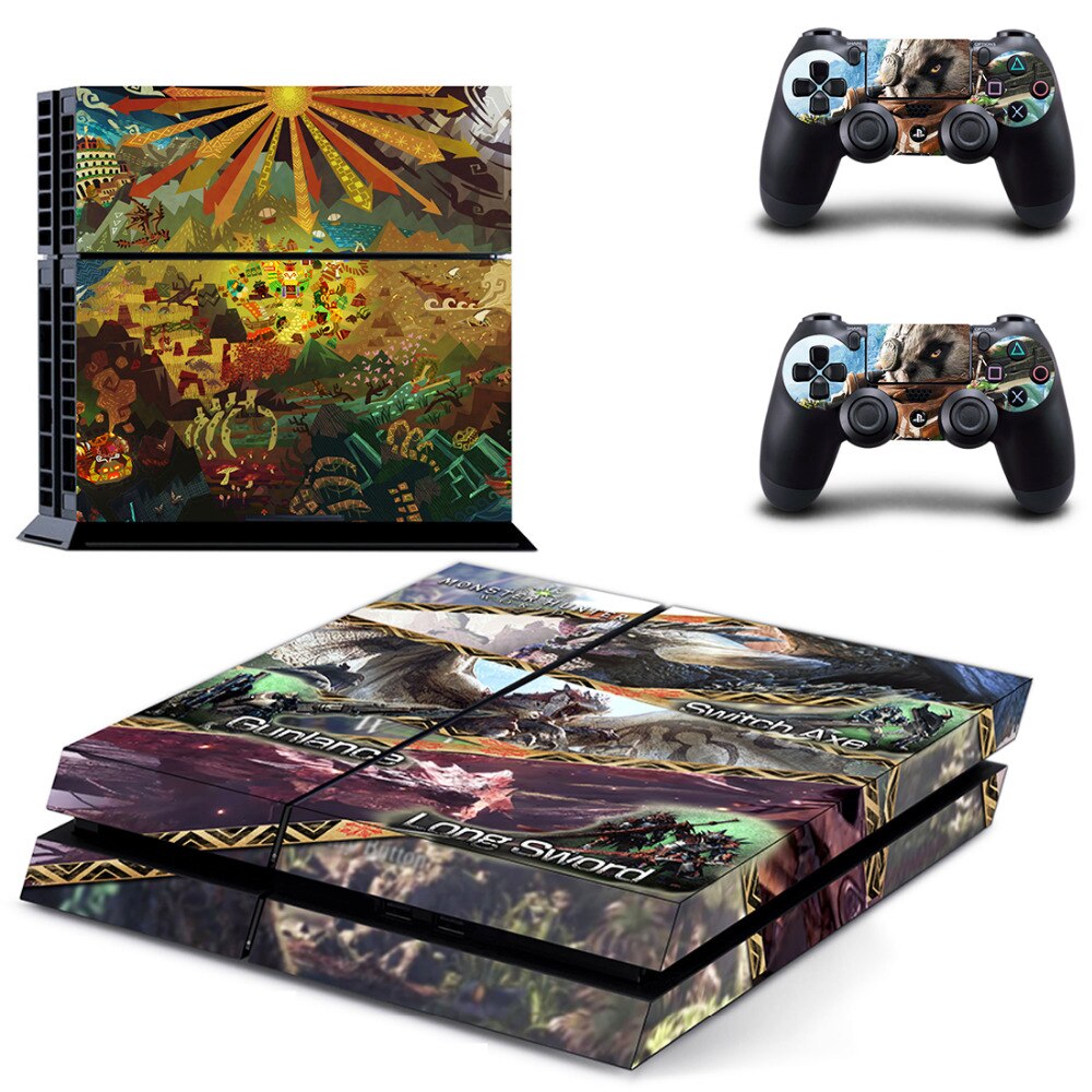 For Monster Hunter World PS4 Skin Sticker For Monster Hunter World PS4 Skin Sticker