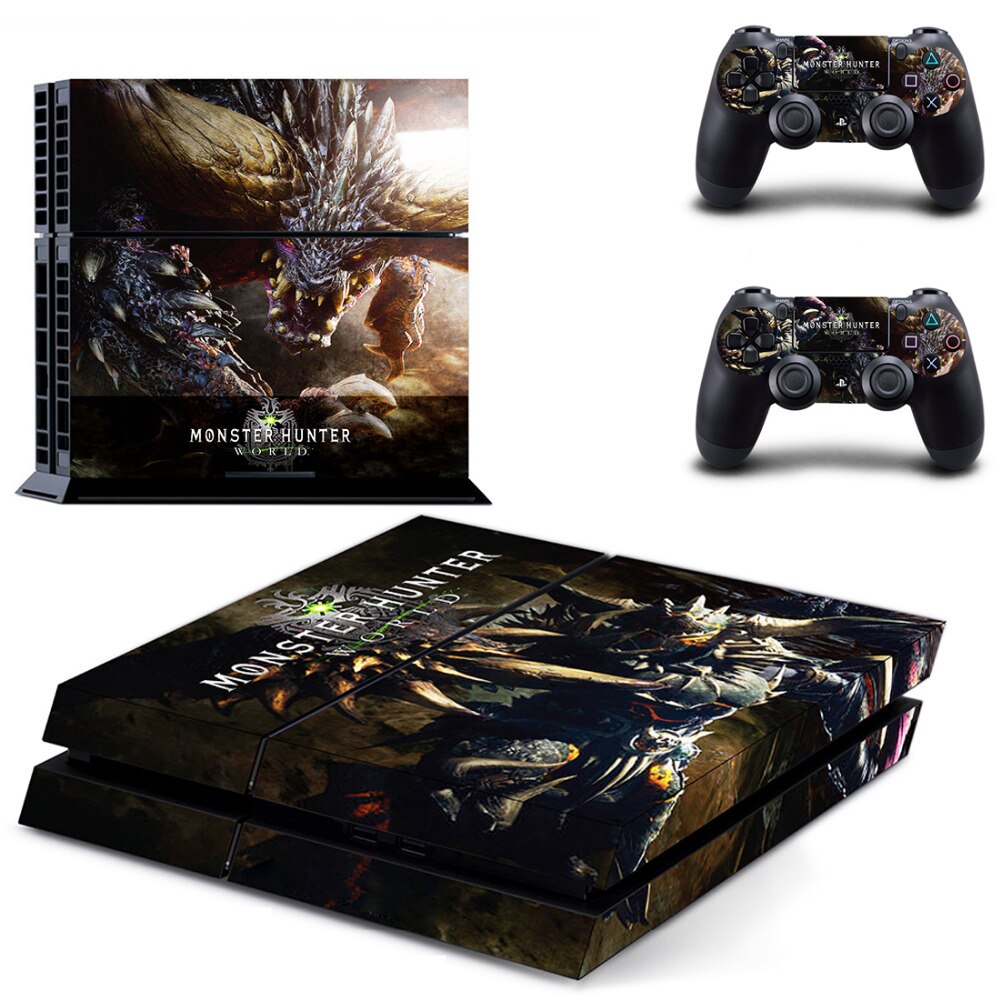 For Monster Hunter World PS4 Skin Sticker For Monster Hunter World PS4 Skin Sticker