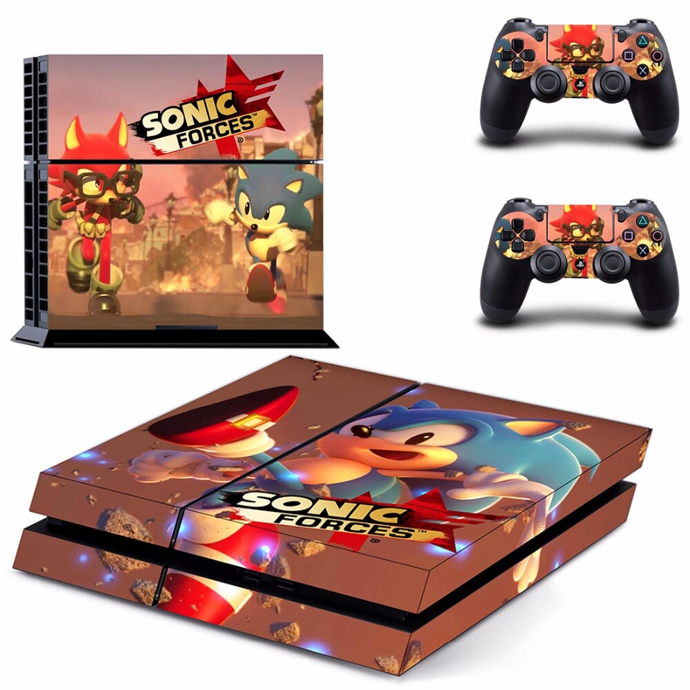 Game Sonic Forces PS4 Skin Sticker Game Sonic Forces PS4 Skin Sticker