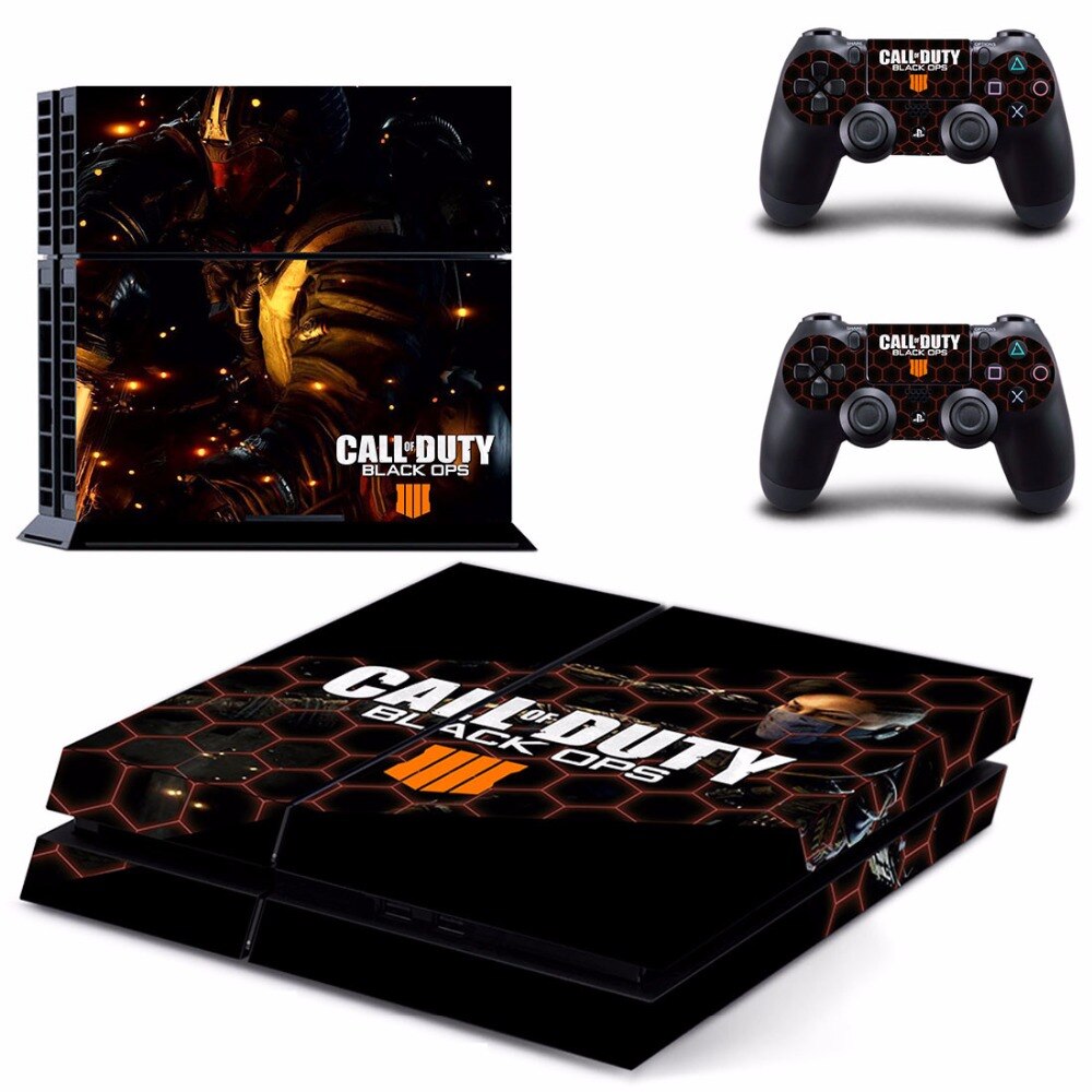 PS4 Skin Sticker Call of Duty Black OPS 4 IIII PS4 Skin Sticker Call of Duty Black OPS 4 IIII