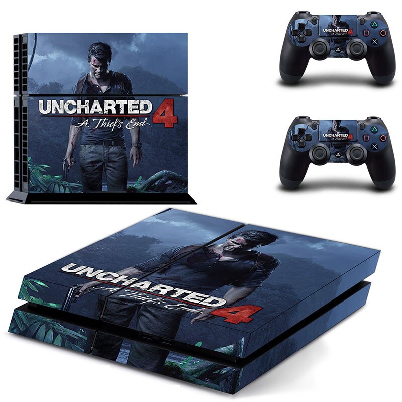 Uncharted 4 A Thief's End PS4 Skin Sticker Uncharted 4 A Thief's End PS4 Skin Sticker