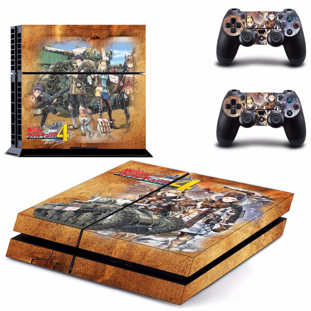Game Valkyria Chronicles 4 PS4 Skin Sticker Game Valkyria Chronicles 4 PS4 Skin Sticker