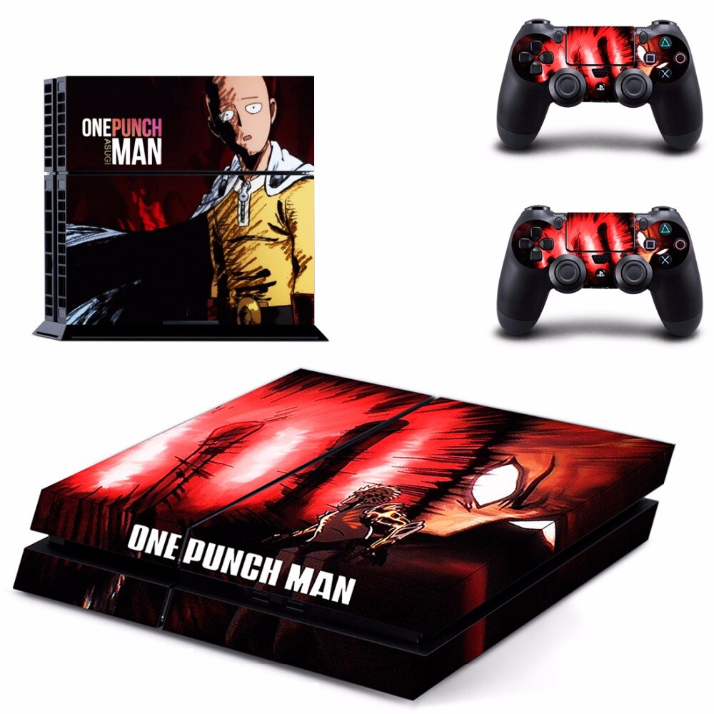 Anime One Punch Man PS4 Skin Sticker Anime One Punch Man PS4 Skin Sticker