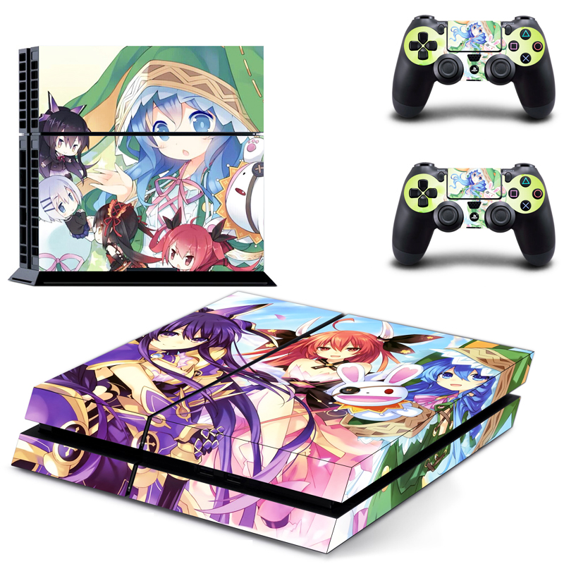 Anime Date A Live Tokisaki Kurumi PS4 Skin Sticker Anime Date A Live Tokisaki Kurumi PS4 Skin Sticker
