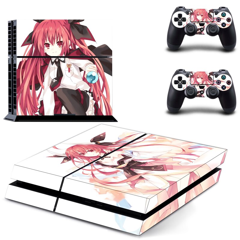 Anime Date A Live Tokisaki Kurumi PS4 Skin Sticker Anime Date A Live Tokisaki Kurumi PS4 Skin Sticker