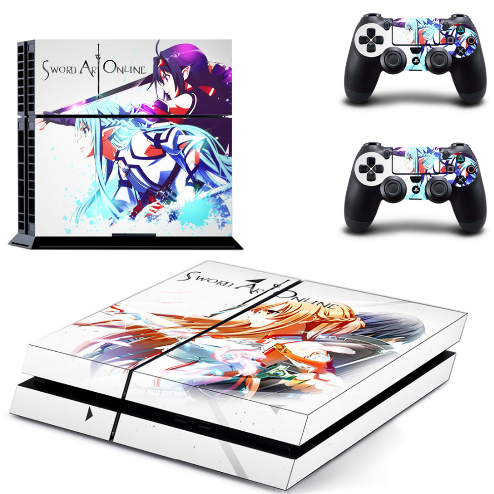 Anime Sword Art Online SAO PS4 Skin Sticker Anime Sword Art Online SAO PS4 Skin Sticker