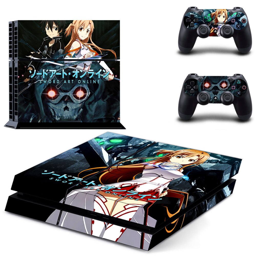 Anime Sword Art Online SAO PS4 Skin Sticker Anime Sword Art Online SAO PS4 Skin Sticker