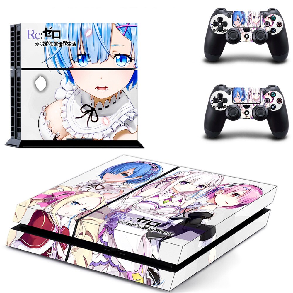 Anime Cute Girl Rem RE: Life in A Different World From Zero PS4 Skin Sticker Anime Cute Girl Rem RE: Life in A Different World From Zero PS4 Skin Sticker