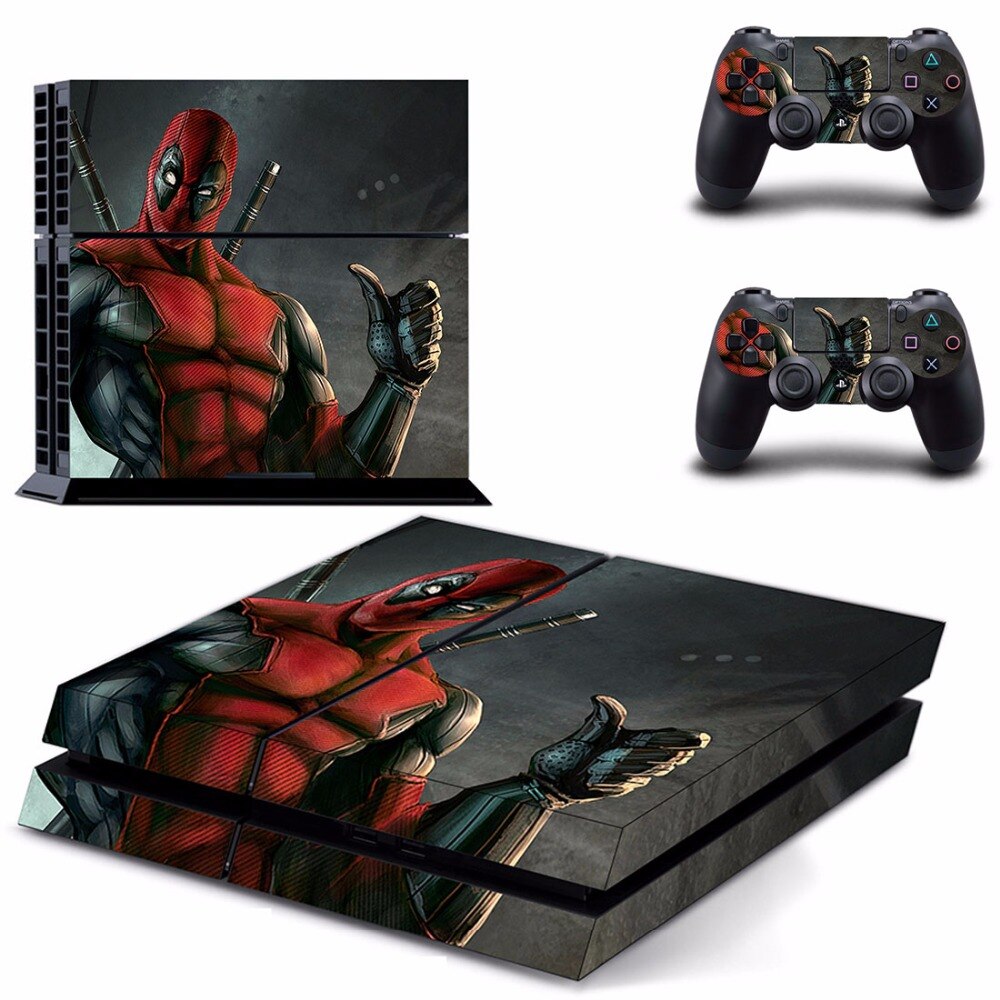 New Deadpool PS4 Skin Sticker New Deadpool PS4 Skin Sticker
