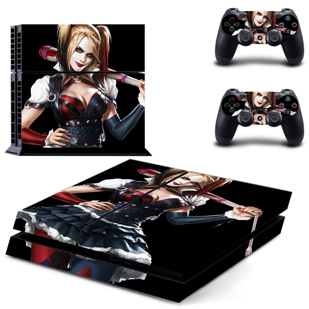 Suicide Squad Harley Quinn Joker PS4 Skin Sticker Suicide Squad Harley Quinn Joker PS4 Skin Sticker