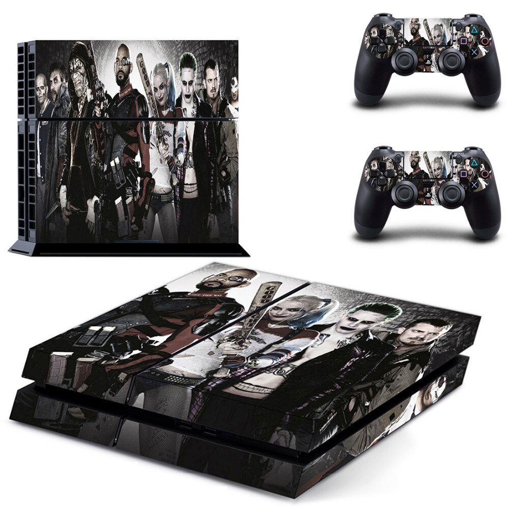 Suicide Squad Harley Quinn Joker PS4 Skin Sticker Suicide Squad Harley Quinn Joker PS4 Skin Sticker