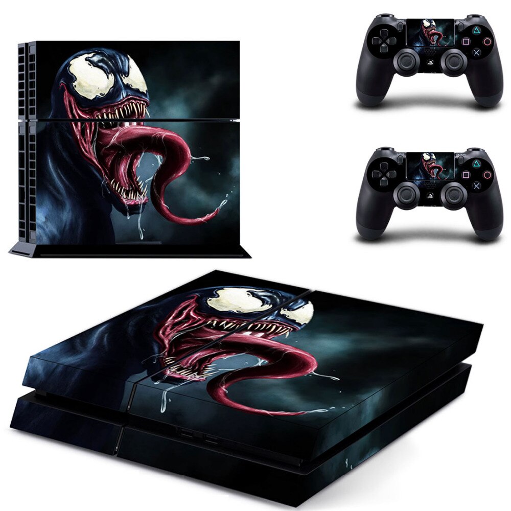 Spiderman Venom PS4 Skin Sticker Spiderman Venom PS4 Skin Sticker