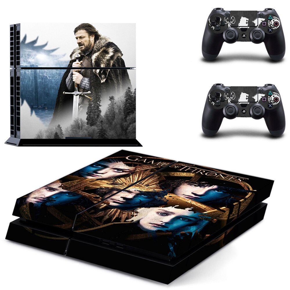 Game of Thrones Winter is Coming PS4 Skin Sticker Game of Thrones Winter is Coming PS4 Skin Sticker