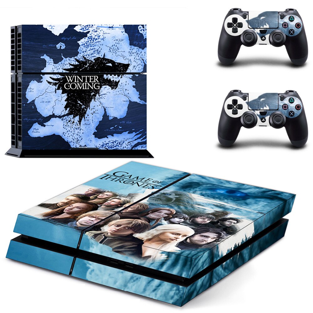 Game of Thrones Winter is Coming PS4 Skin Sticker Game of Thrones Winter is Coming PS4 Skin Sticker