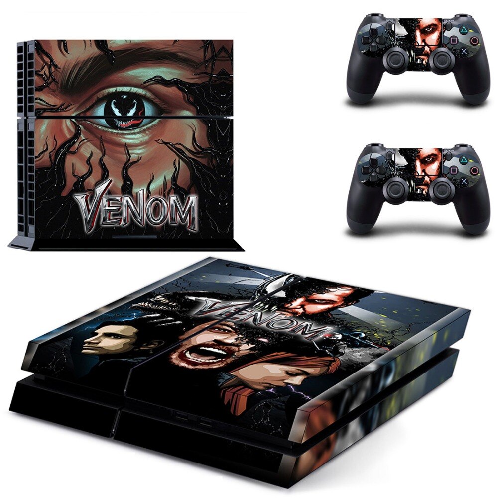 Venom and Spiderman PS4 Skin Sticker Venom and Spiderman PS4 Skin Sticker