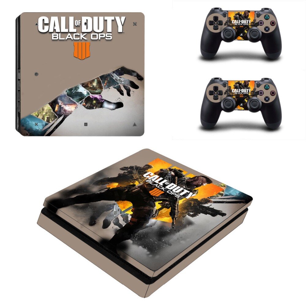 COD Call of Duty Black OPS 4 Decal PS4 Slim Skin Sticker COD Call of Duty Black OPS 4 Decal PS4 Slim Skin Sticker