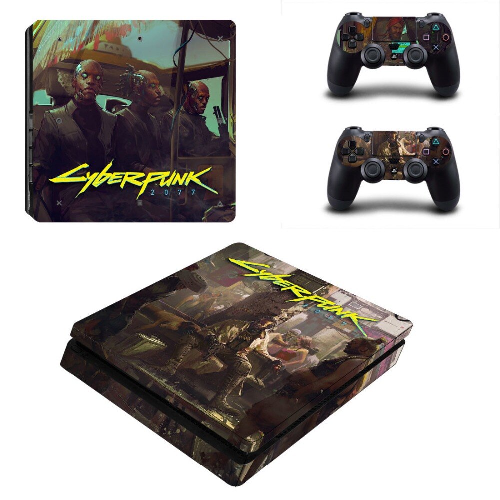 Cyberpunk 2077 PS4 Slim Skin Sticker Cyberpunk 2077 PS4 Slim Skin Sticker