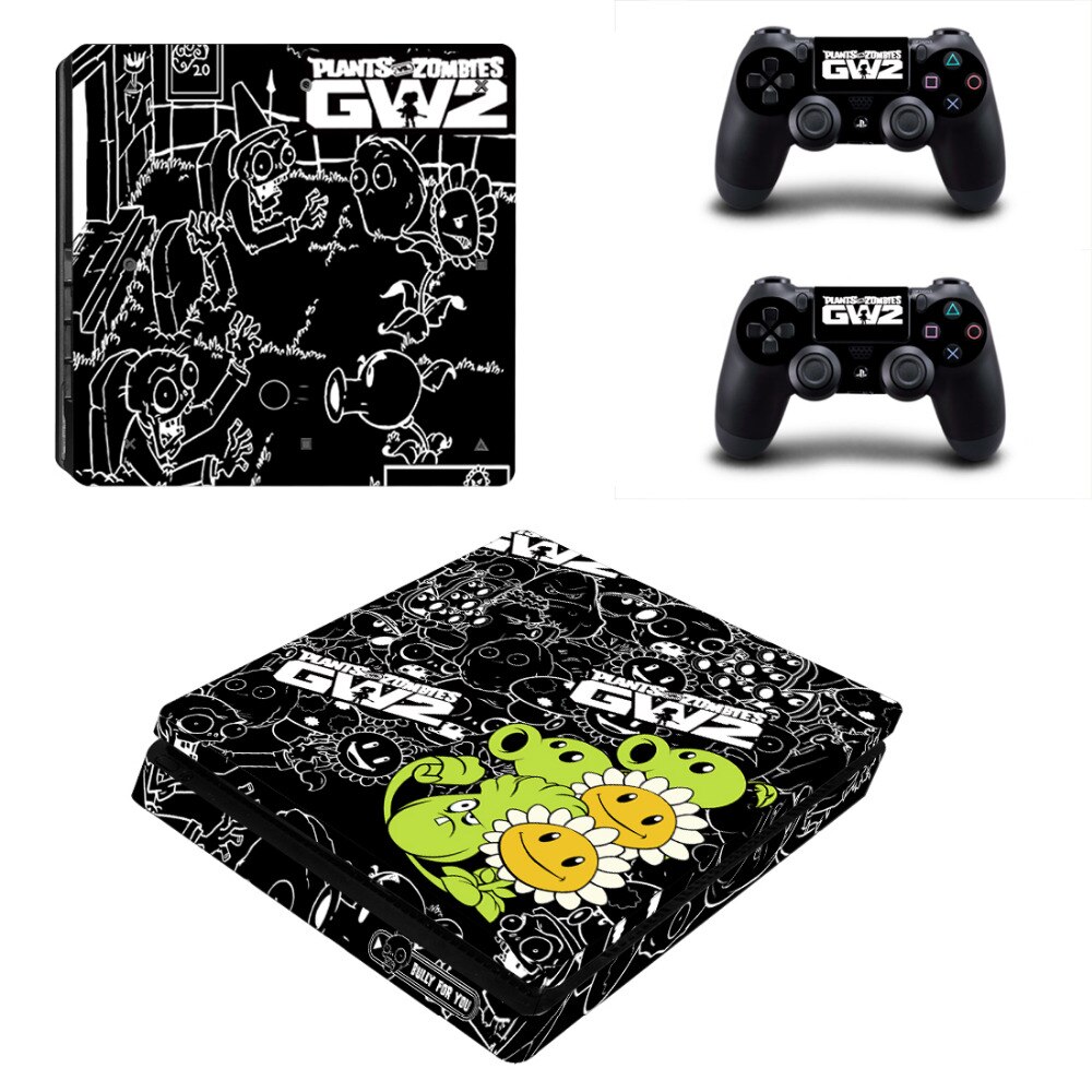 Plants VS Zombies GW2 Decal PS4 Slim Skin Sticker Plants VS Zombies GW2 Decal PS4 Slim Skin Sticker