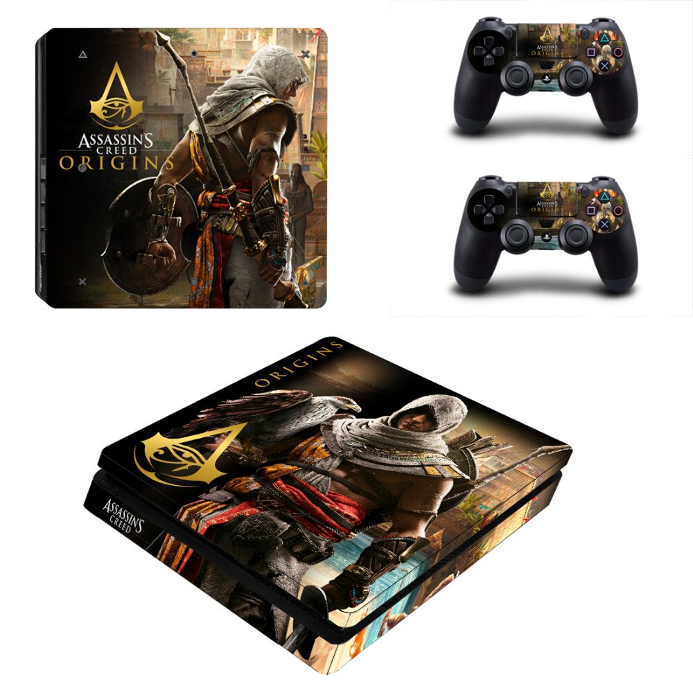 Game Assassins Creed Origins PS4 Slim Skin Sticker Decal Game Assassins Creed Origins PS4 Slim Skin Sticker Decal