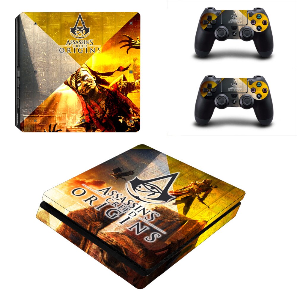 Game Assassins Creed Origins PS4 Slim Skin Sticker Decal Game Assassins Creed Origins PS4 Slim Skin Sticker Decal