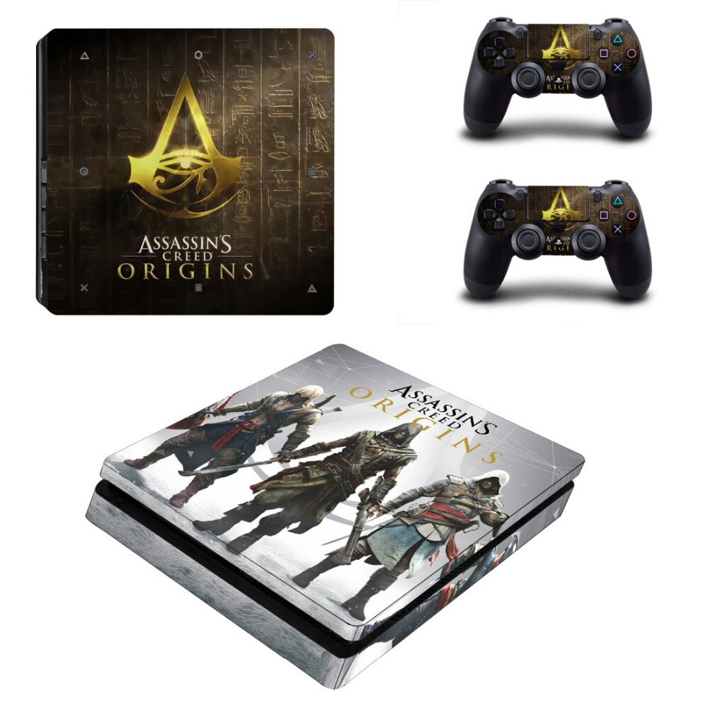 Game Assassins Creed Origins PS4 Slim Skin Sticker Decal Game Assassins Creed Origins PS4 Slim Skin Sticker Decal