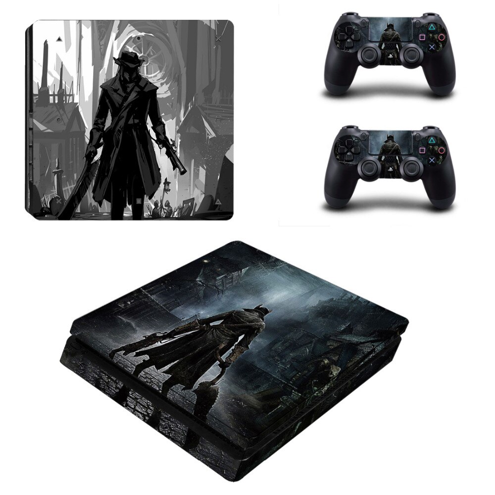 Game Bloodborne Decal PS4 Slim Skin Sticker Vinyl Game Bloodborne Decal PS4 Slim Skin Sticker Vinyl