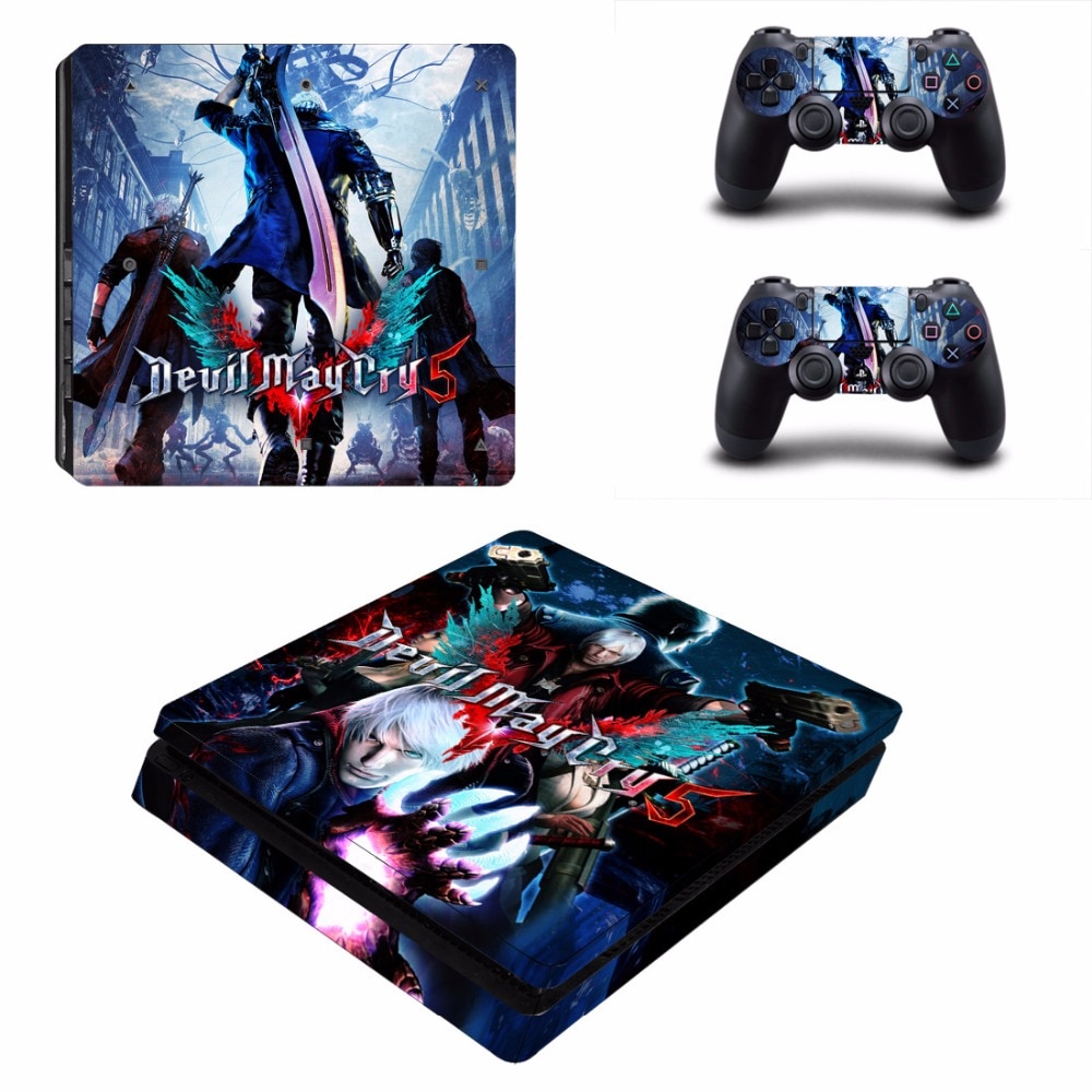 PS4 Slim Skin Sticker Devil May Cry 5 PS4 Slim Skin Sticker Devil May Cry 5