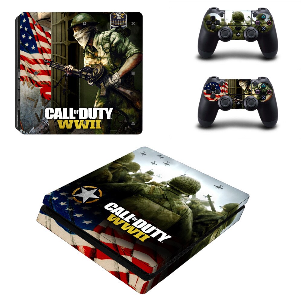 Call of Duty WWII PS4 Slim Skin Sticker Call of Duty WWII PS4 Slim Skin Sticker