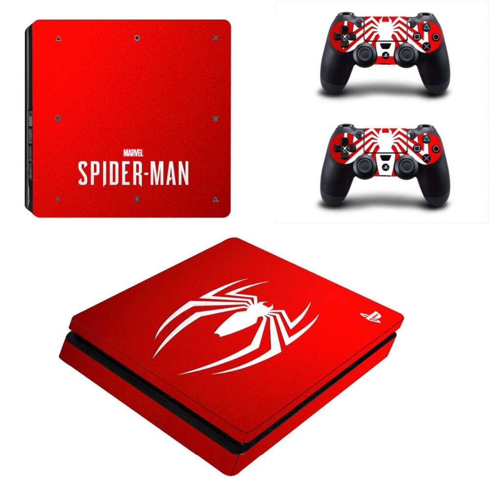 Spiderman Spider Man PS4 Slim Skin Sticker Spiderman Spider Man PS4 Slim Skin Sticker