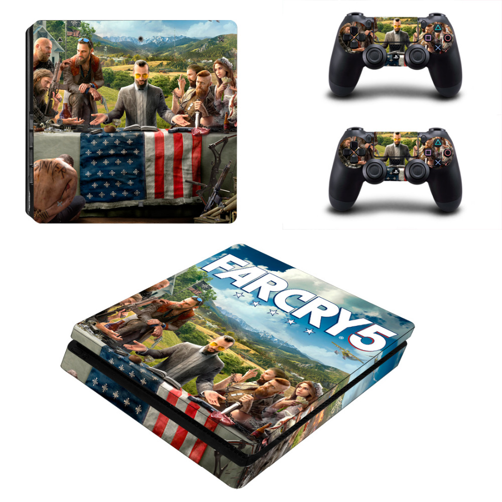 Game Far Cry 5 PS4 Slim Skin Sticker Game Far Cry 5 PS4 Slim Skin Sticker