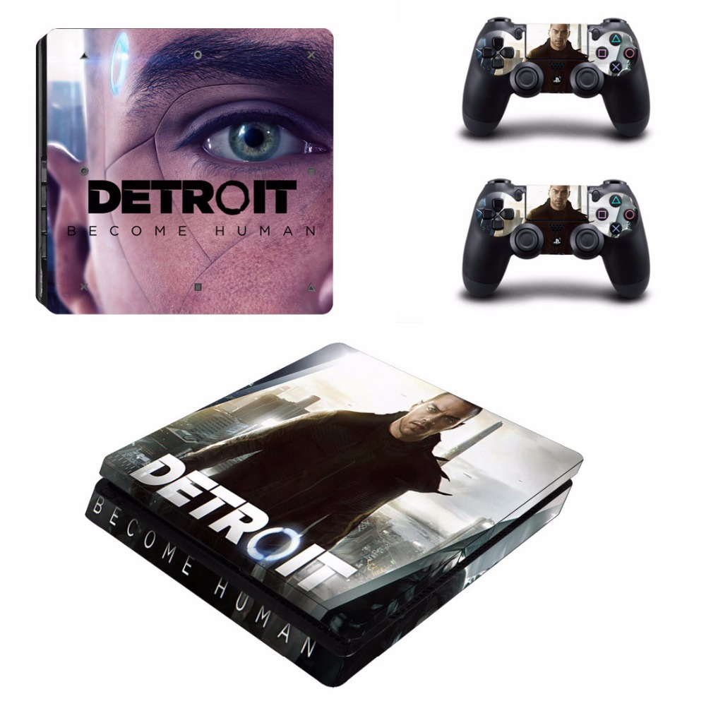 Game Detroit Become Human PS4 Slim Skin Sticker Game Detroit Become Human PS4 Slim Skin Sticker