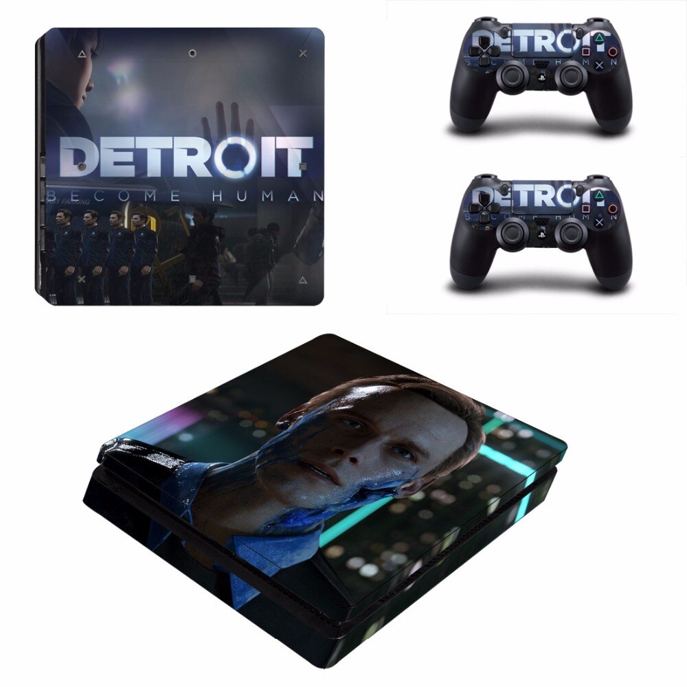 Game Detroit Become Human PS4 Slim Skin Sticker Game Detroit Become Human PS4 Slim Skin Sticker