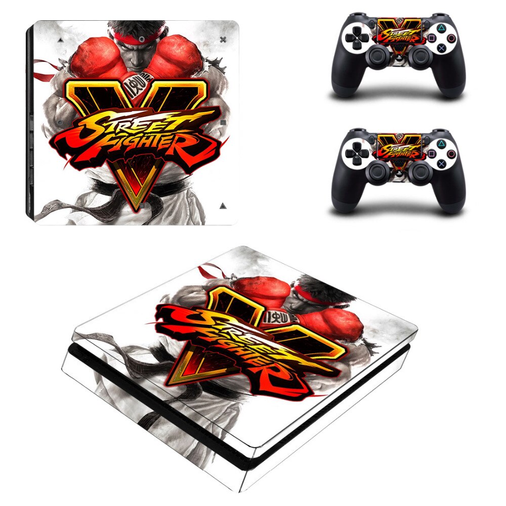 Street Fighter Decal PS4 Slim Skin Sticker Street Fighter Decal PS4 Slim Skin Sticker