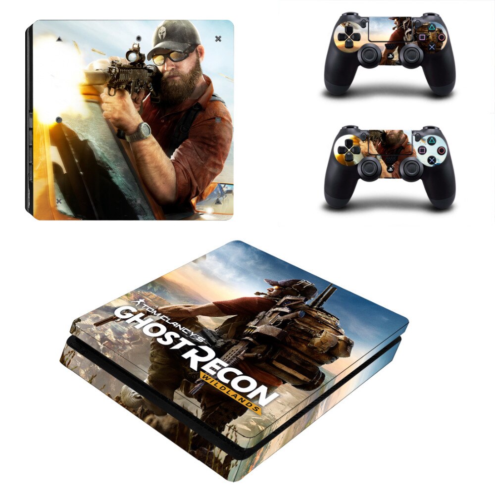 Tom Clancy's Ghost Recon Wildland Decal PS4 Slim Skin Sticker Tom Clancy's Ghost Recon Wildland Decal PS4 Slim Skin Sticker