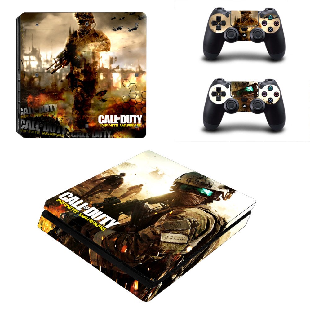 Call of Duty Infinite Warefare Decal PS4 Slim Skin Sticker Call of Duty Infinite Warefare Decal PS4 Slim Skin Sticker