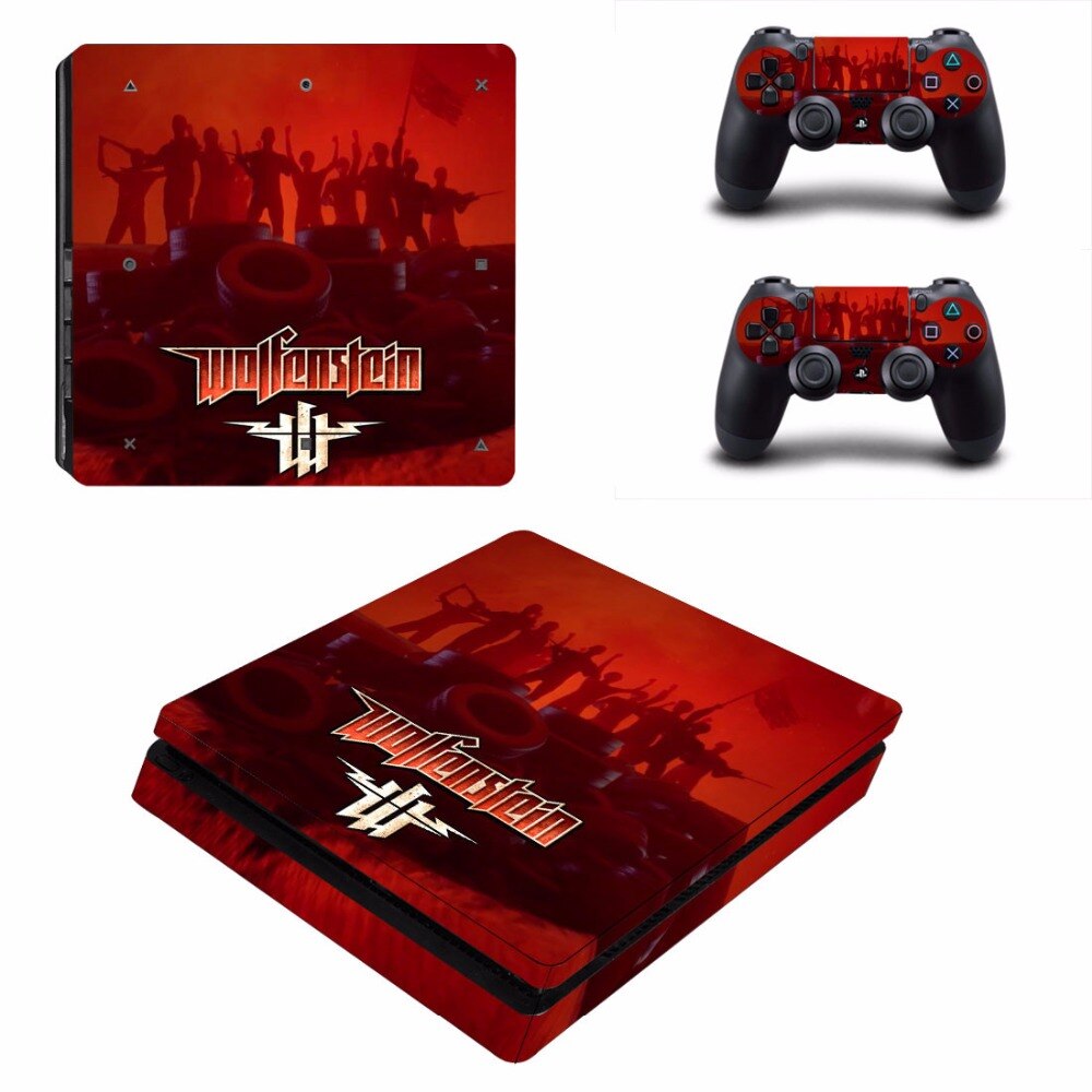 PS4 Slim Skin Sticker Wolfenstein Youngblood PS4 Slim Skin Sticker Wolfenstein Youngblood