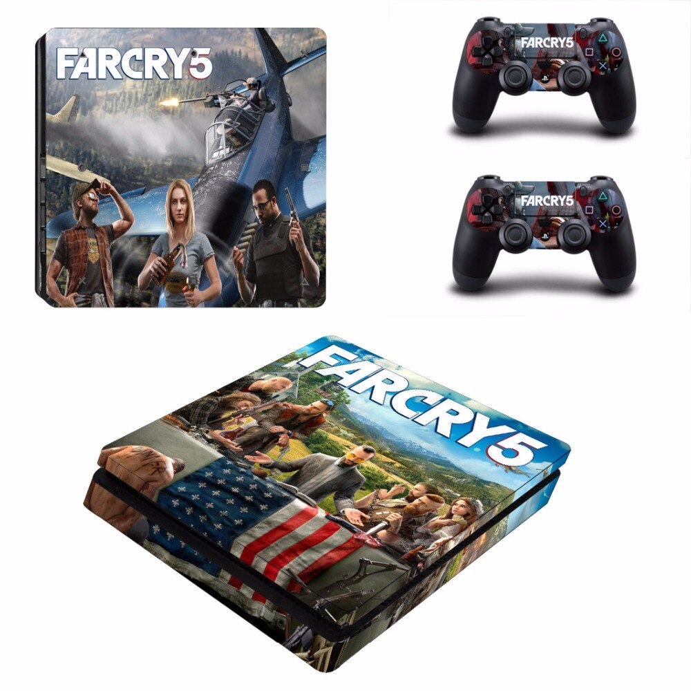 Game Far Cry 5 PS4 Slim Skin Sticker Vinyl Game Far Cry 5 PS4 Slim Skin Sticker Vinyl