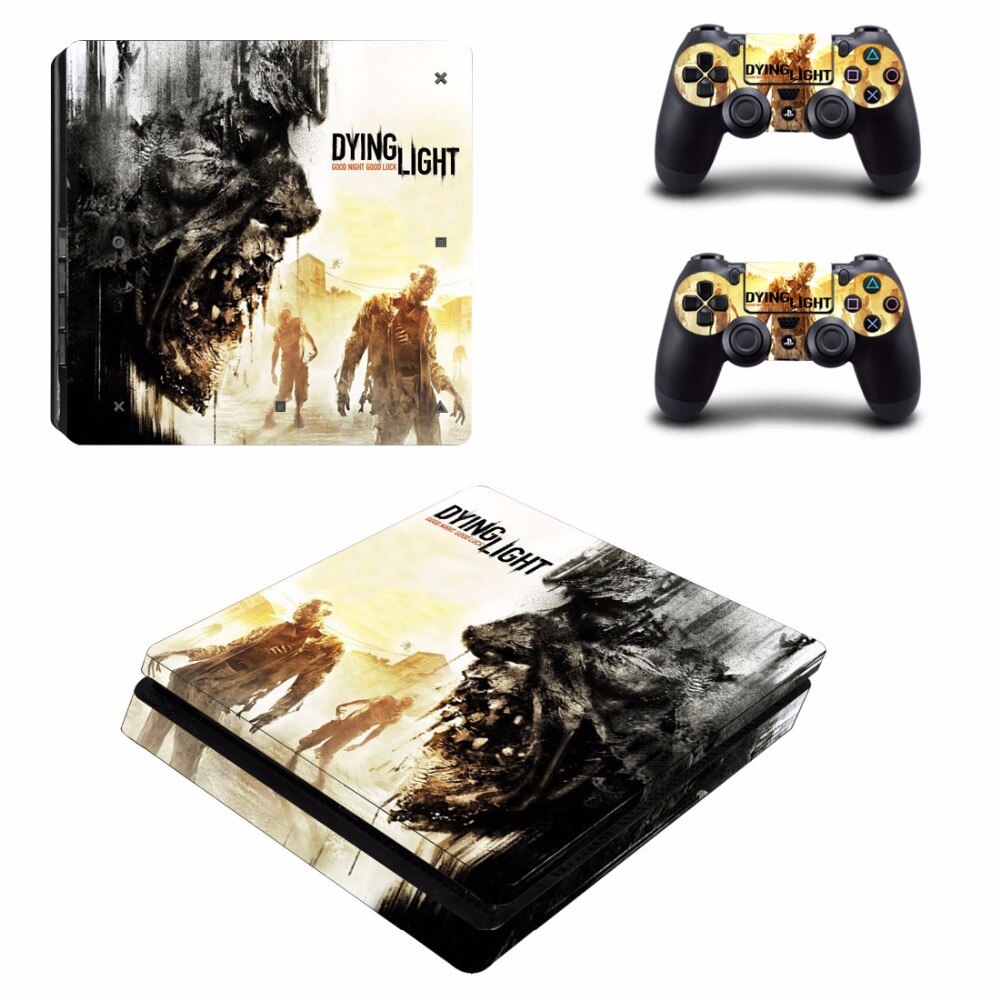 Game Dying Light PS4 Slim Skin Stickern 4 and 2 Controllers PS4 Slim Skins Stickers Decal Vinyl Game Dying Light PS4 Slim Skin Stickern 4 and 2 Controllers PS4 Slim Skins Stickers Decal Vinyl