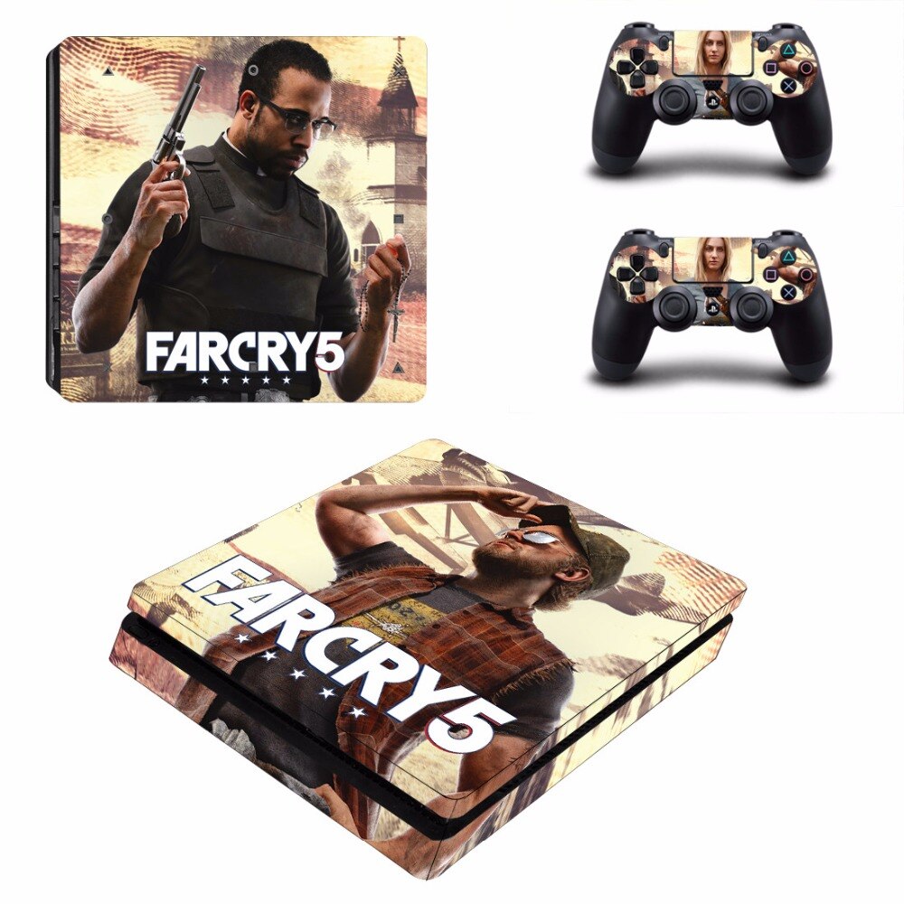 Game Far Cry 5 Farcry PS4 Slim Skin Sticker Vinyl Game Far Cry 5 Farcry PS4 Slim Skin Sticker Vinyl